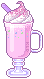 Strawberry Iced Latte by King-Lulu-Deer